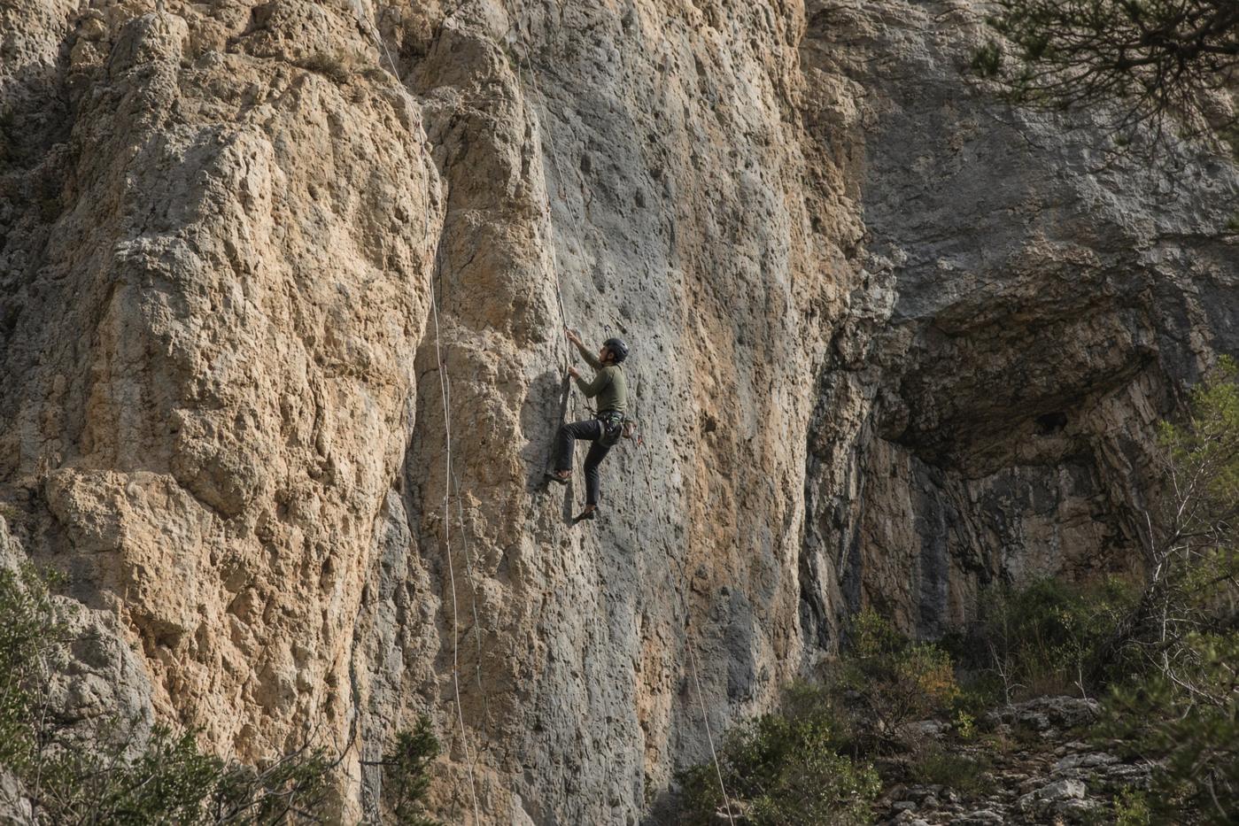 Jornada de escalada deportiva, El Chorro